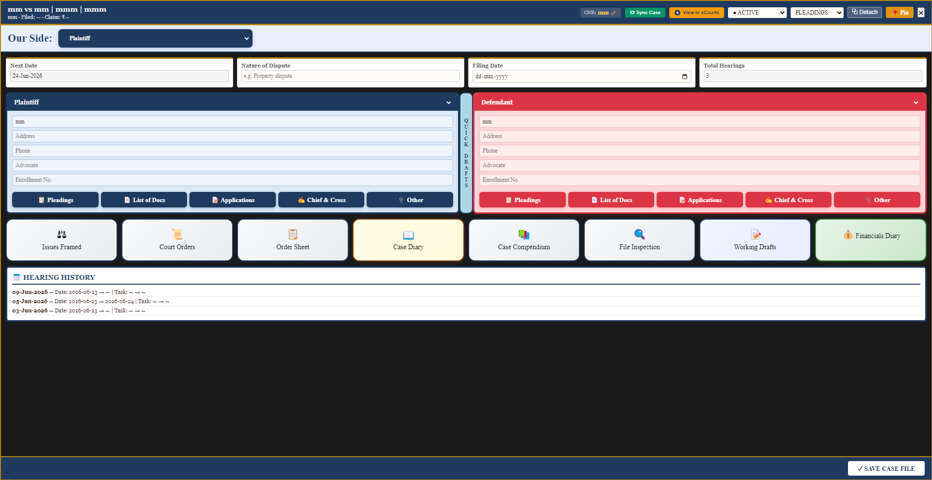 Case Overlay