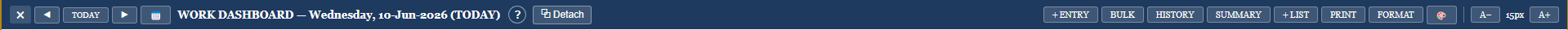 Todo Toolbar