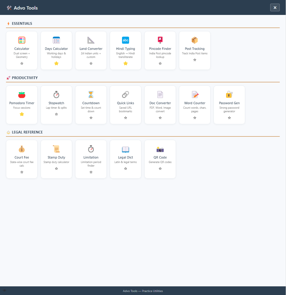 Advo Tools